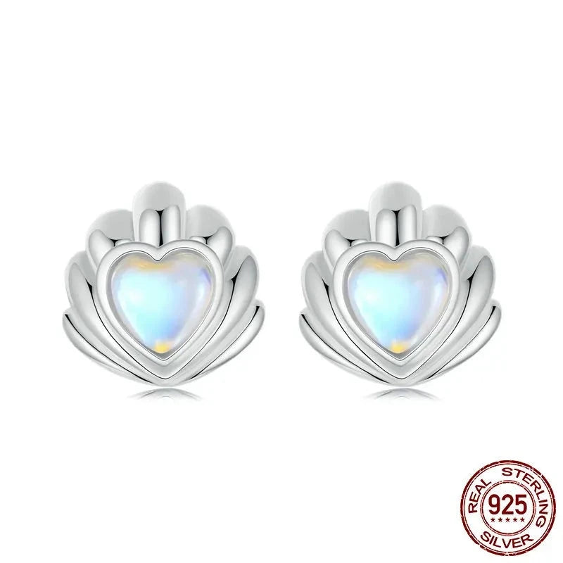 Dainty Seashell Stud Earrings
