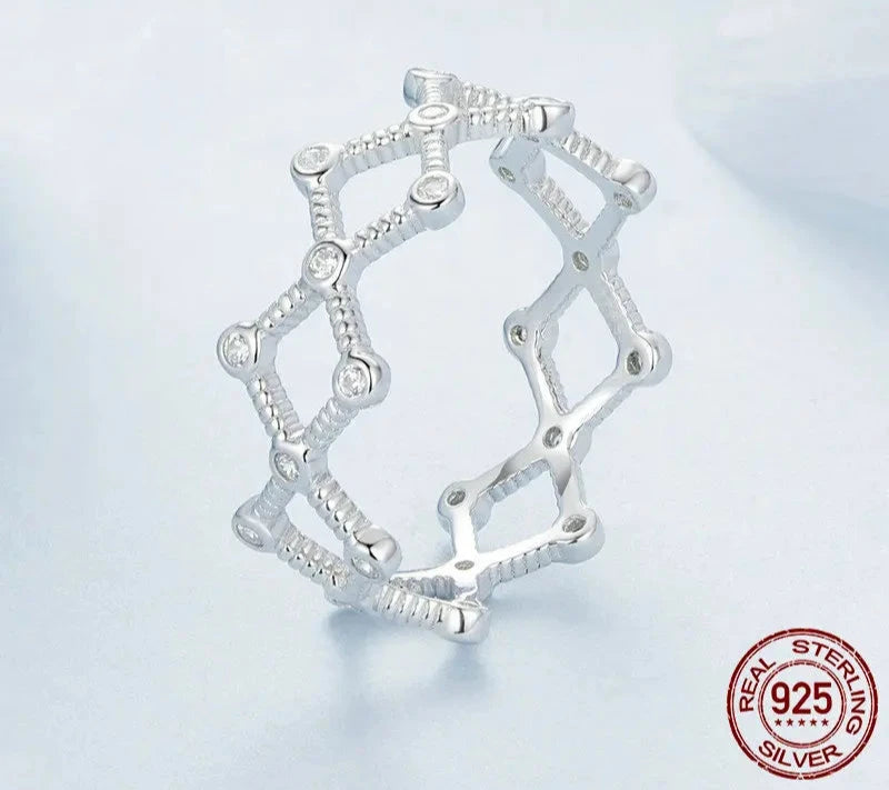 925 sterling silver Cubic Zirconia Ring