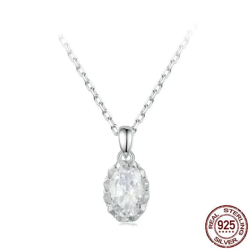 Moissanite Pendant Necklace