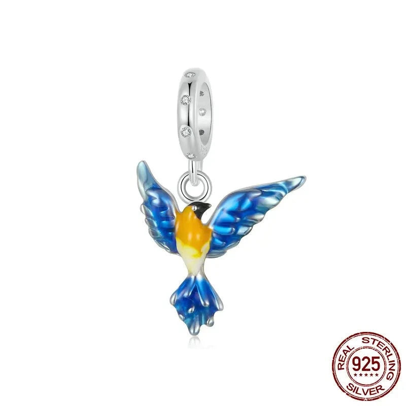Flying Bird Pendant Dangle Charm