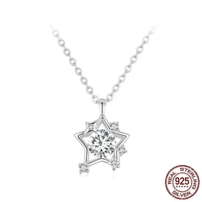 Shiny Star Pendant Necklace