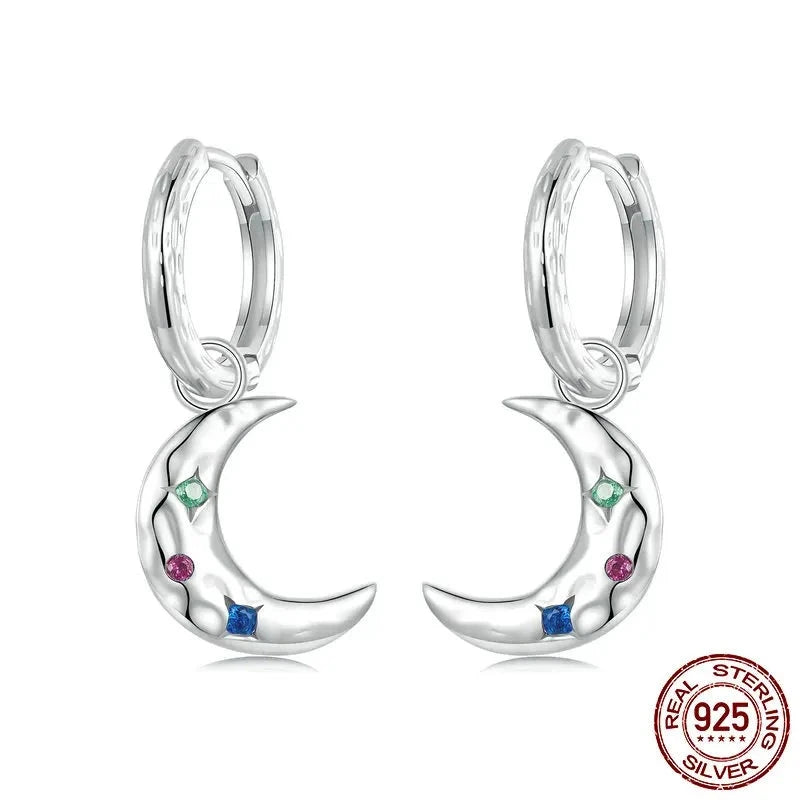 925 Sterling Silver Huggie Earrings