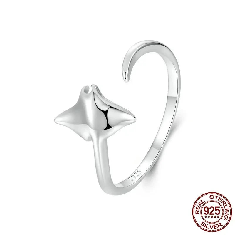 Vivid Manta Open Ring