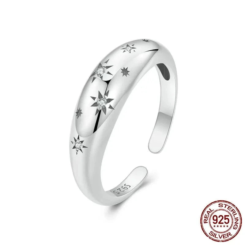 Starry Adjustable Chunky Rings