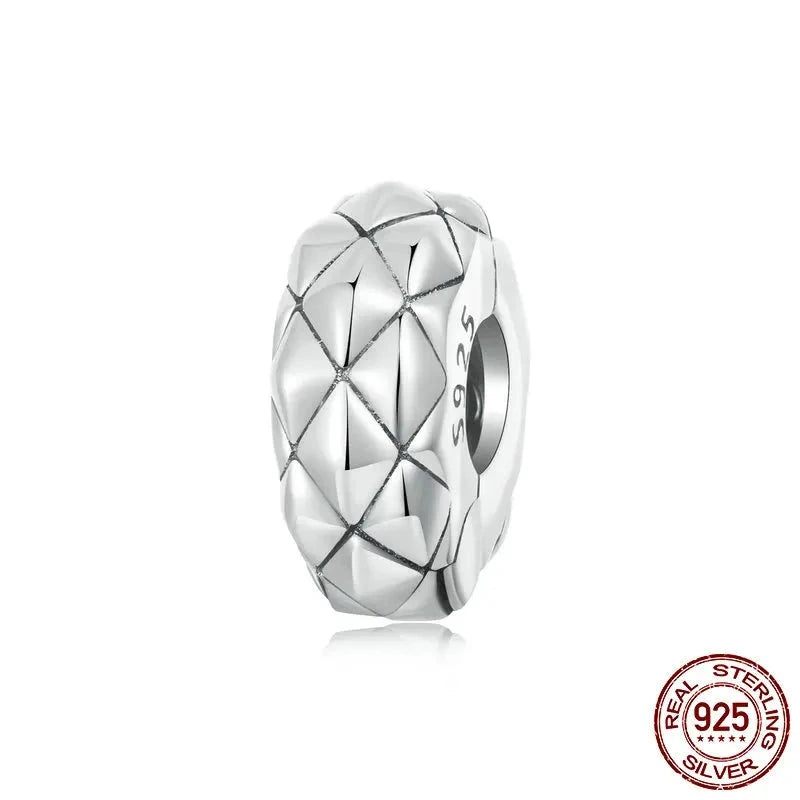 925 Sterling Silver Diamond Charm