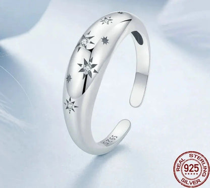 Starry Adjustable Chunky Rings
