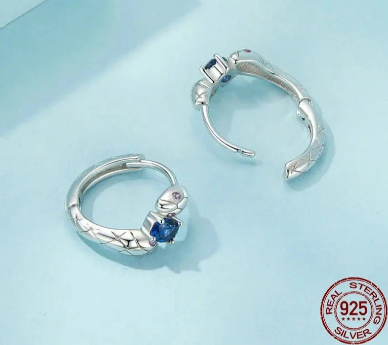 Exquisite Double Snake Ear Buckles