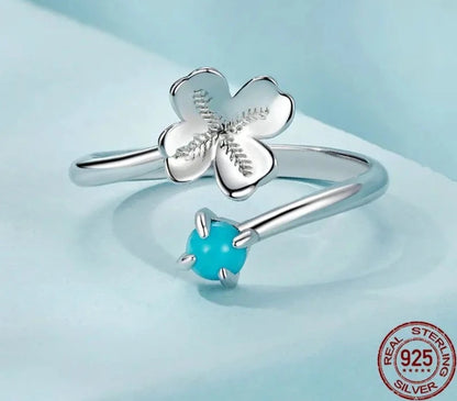Four-leaf Clover Opening Ring