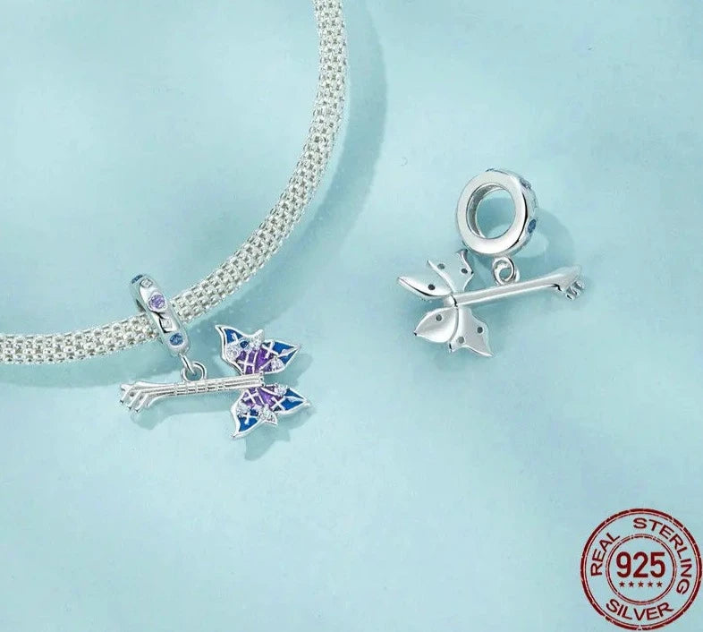 Butterfly Bass Charm Pendant
