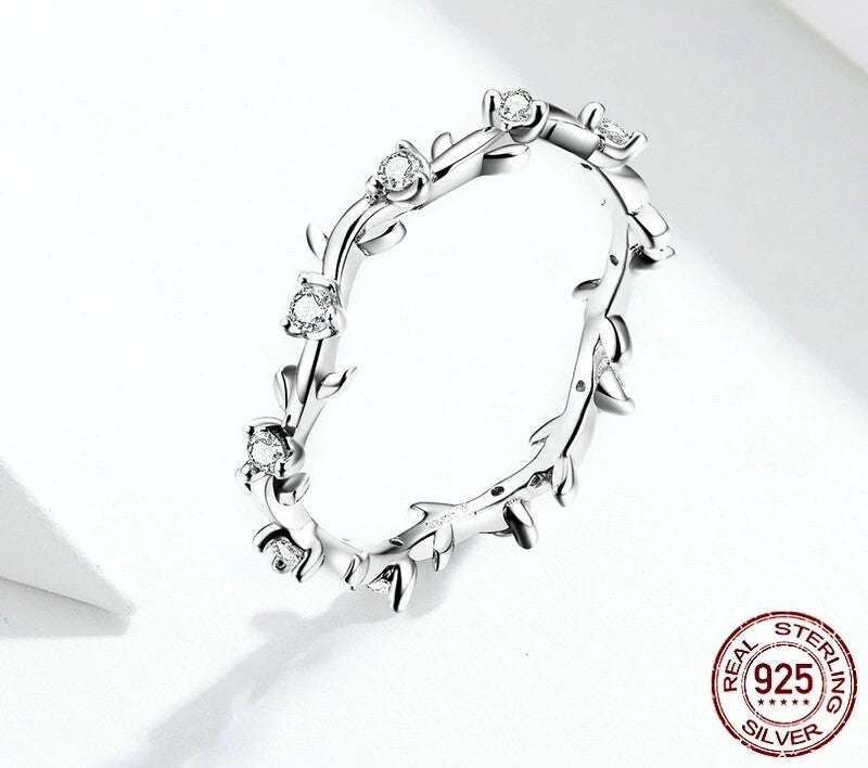 925 Sterling Silver Stackable Ring - TEA LU SHOP