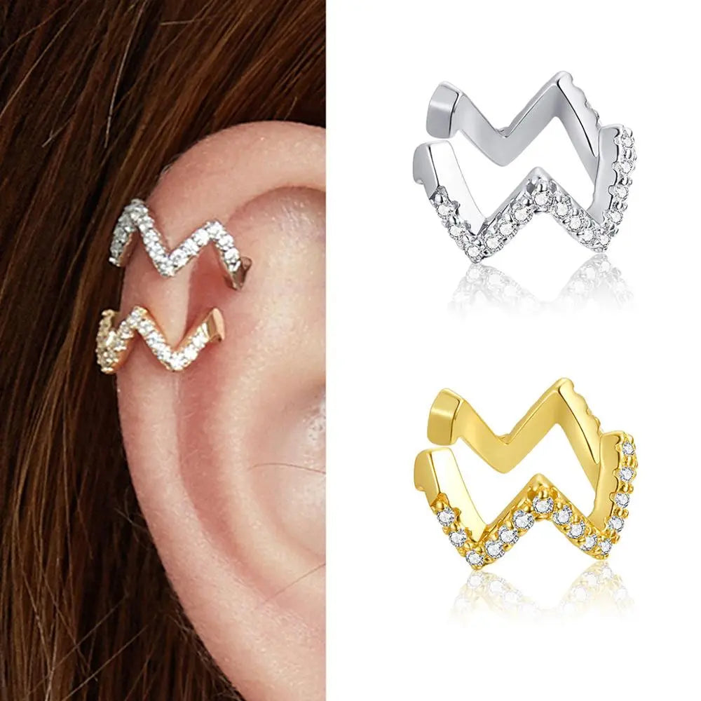 925 Sterling Silver Clip Earrings - TEA LU SHOP