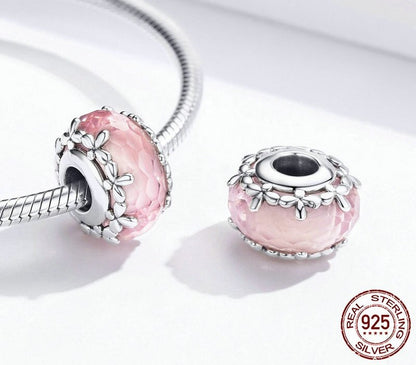 925 Sterling Silver Flower Stoppers - TEA LU SHOP