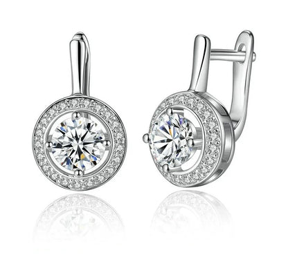 925 Sterling Silver Dangle Earrings - TEA LU SHOP