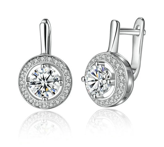 925 Sterling Silver Dangle Earrings - TEA LU SHOP