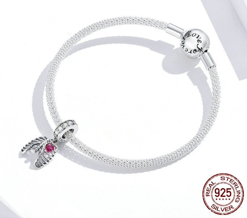 925 Sterling Silver Heart Pendant - TEA LU SHOP