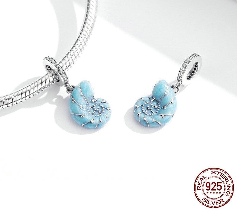 925 Sterling Silver Dream Ocean Charms - TEA LU SHOP
