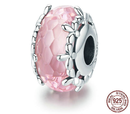 925 Sterling Silver Flower Stoppers - TEA LU SHOP