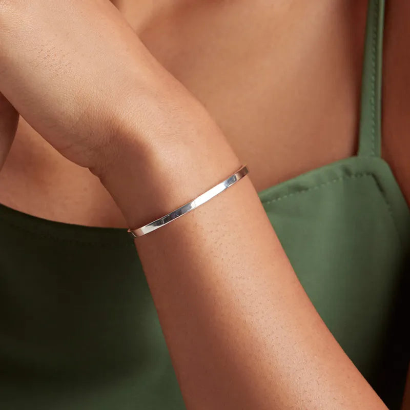 925 Sterling Silver Bracelet "Nothing is impossible" - TEA LU SHOP