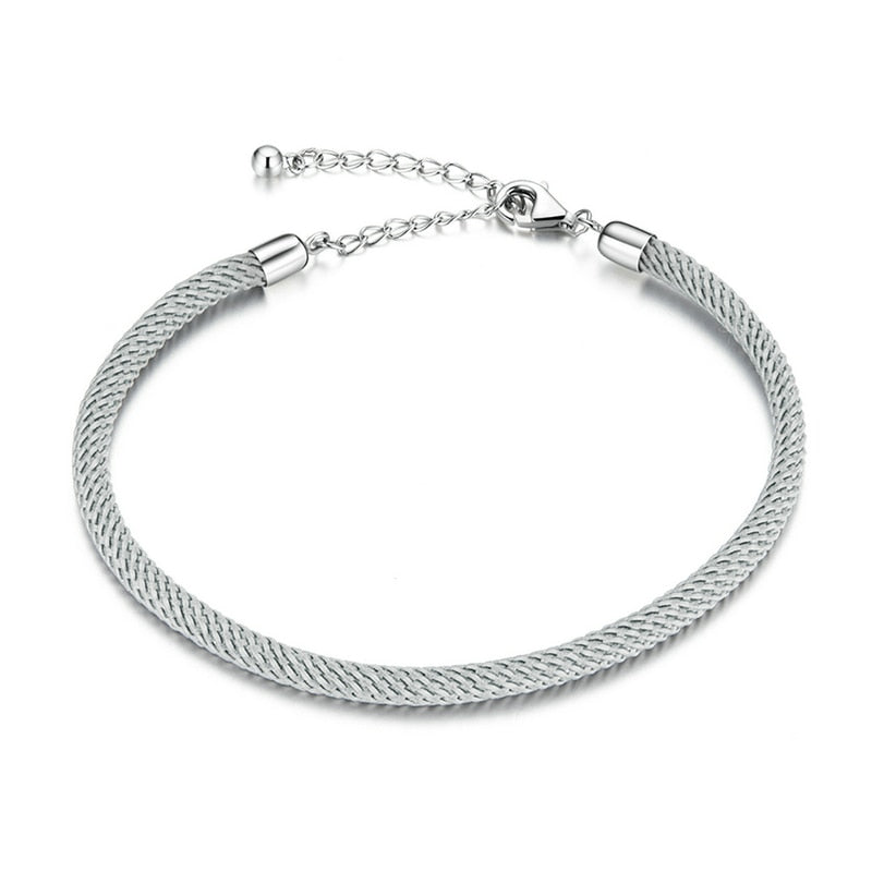 Black Silver Bracelets