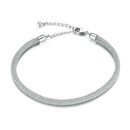 Black Silver Bracelets