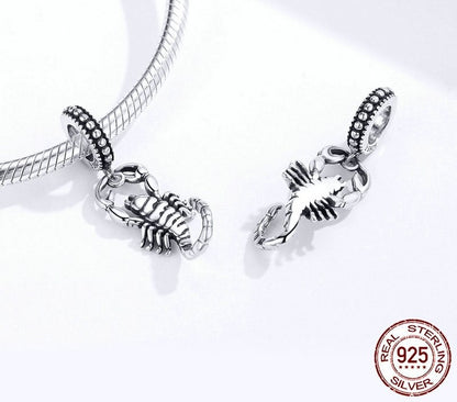 925 Sterling Silver Scorpion Pendant - TEA LU SHOP