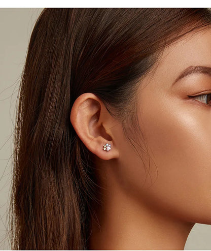 925 Sterling Silver Stud Star Earrings - TEA LU SHOP