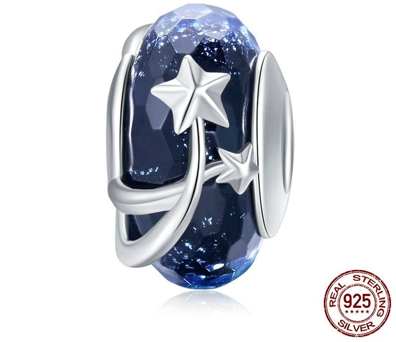 925 Sterling Silver Star Flower Stoppers - TEA LU SHOP