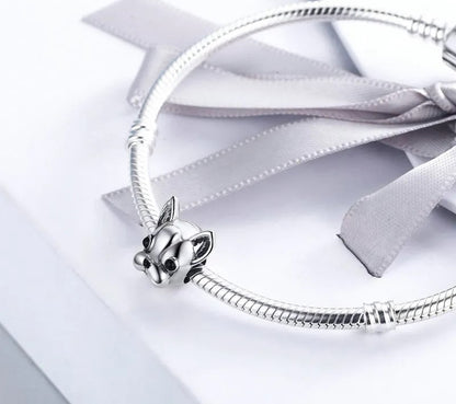 925 Sterling Silver Elephant Pendant Bracelet - TEA LU SHOP