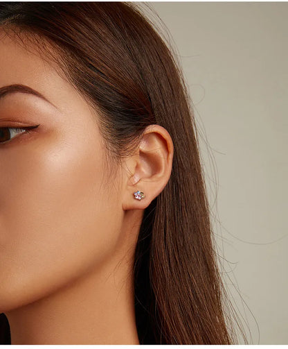 925 Sterling Silver Stud Star Earrings - TEA LU SHOP