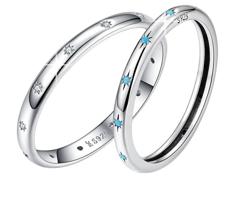 925 Sterling Silver Lucky Star Ring - TEA LU SHOP