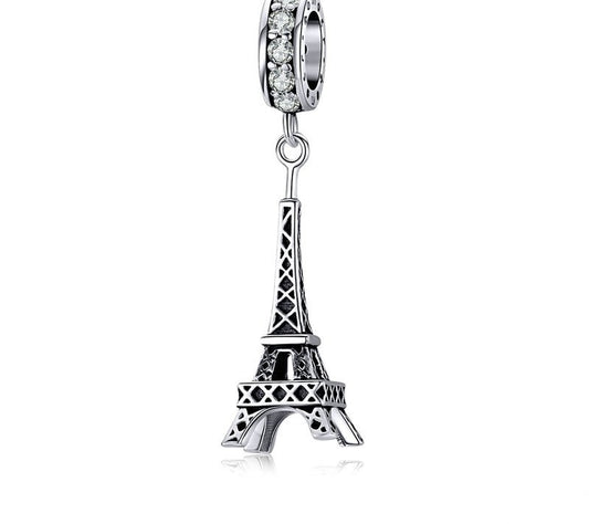 925 Sterling Silver Eiffel Tower Pendant - TEA LU SHOP