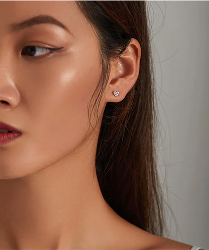 925 Sterling Silver Stud Star Earrings - TEA LU SHOP
