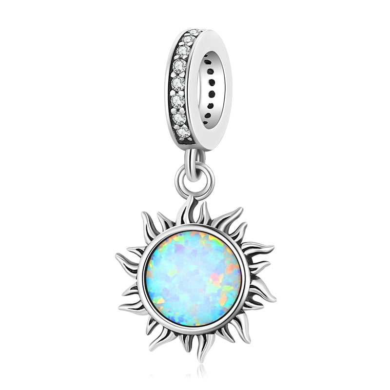 925 Sterling Silver Bohemian Charms - TEA LU SHOP