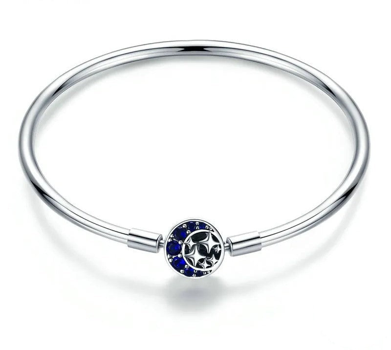 Sterling Silver Moon Bracelet
