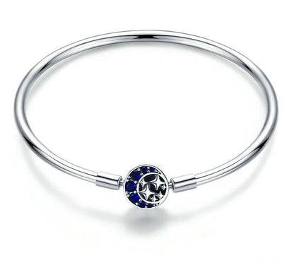 Sterling Silver Moon Bracelet