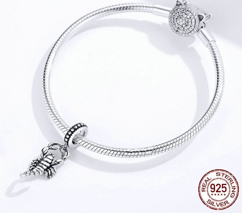 925 Sterling Silver Scorpion Pendant - TEA LU SHOP