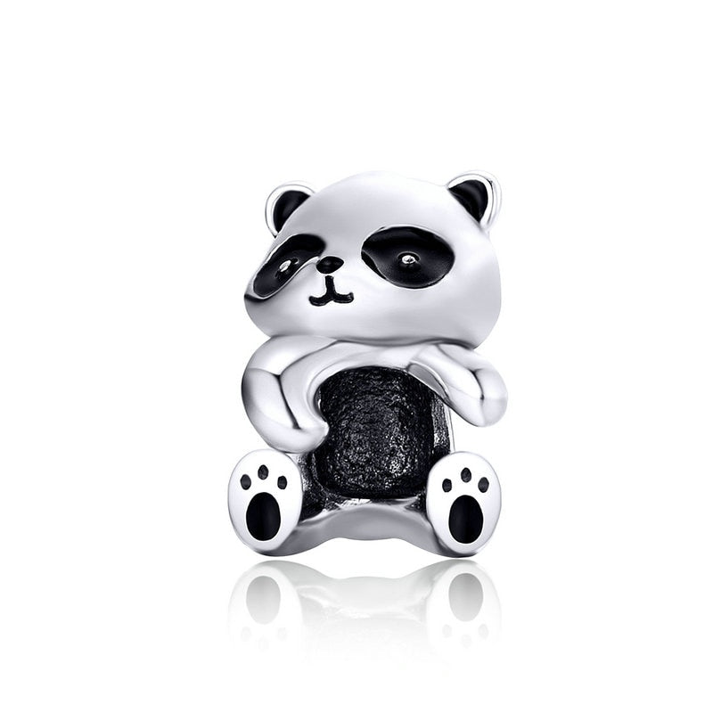 925 Sterling Silver Cartoon Black Cat Charms - TEA LU SHOP