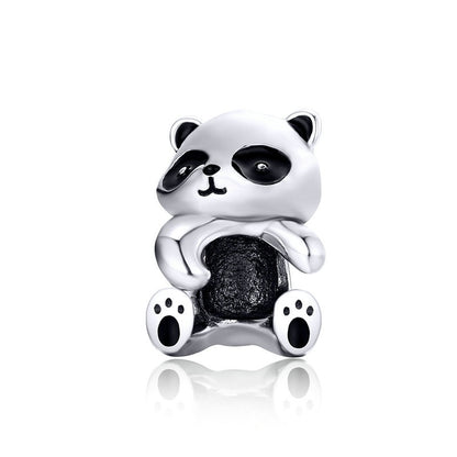 925 Sterling Silver Cartoon Black Cat Charms - TEA LU SHOP