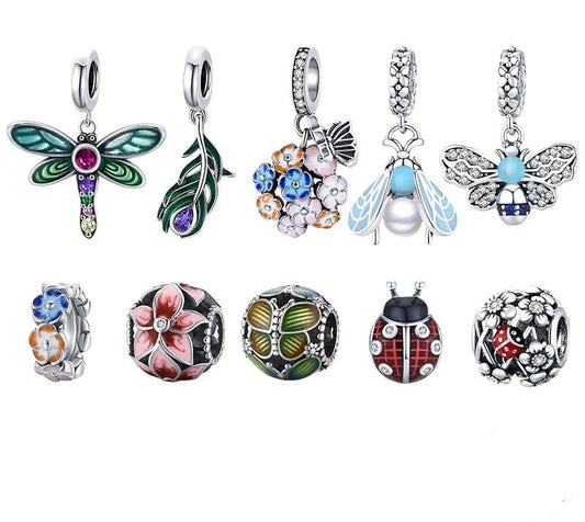 925 Sterling Silver Charms - TEA LU SHOP