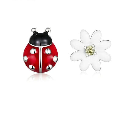 925 Sterling Silver Stud Earrings - TEA LU SHOP