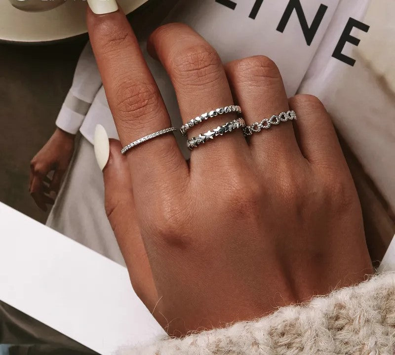 925 Sterling Silver Forever Love Heart Ring - TEA LU SHOP