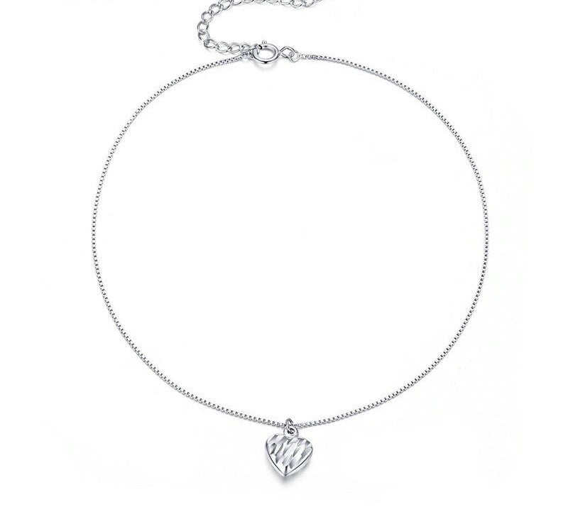 925 Sterling Silver Simple Essential Anklets - TEA LU SHOP