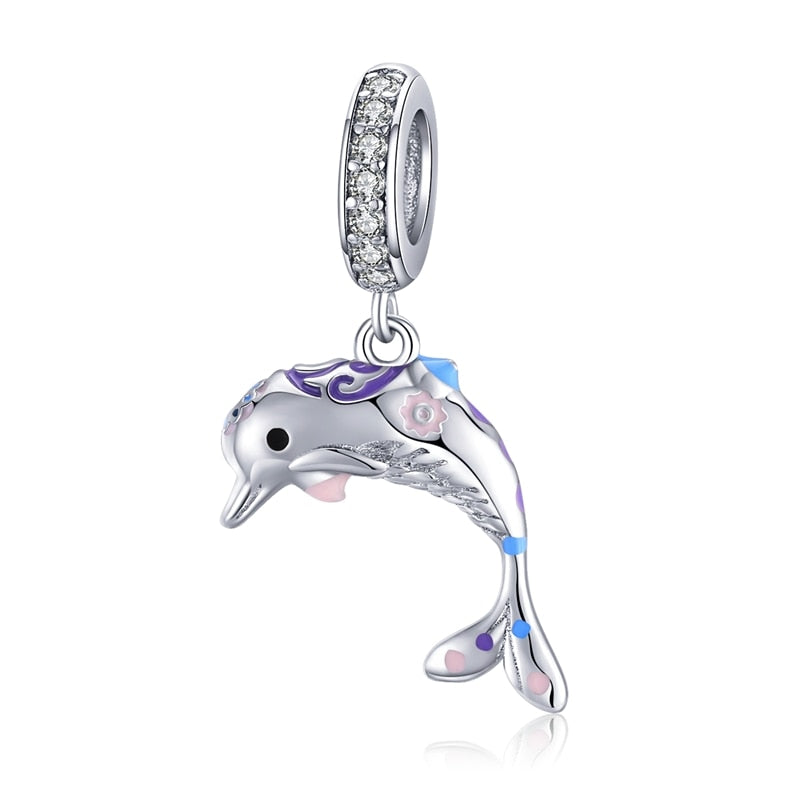 925 Sterling Silver Dream Ocean Charms - TEA LU SHOP
