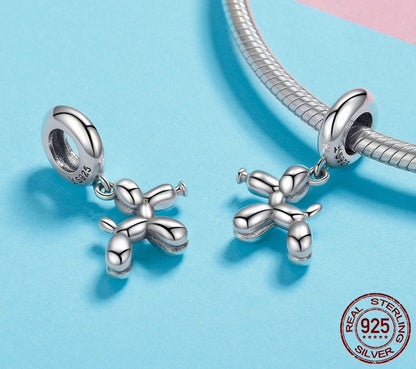 925 Sterling Silver Dog Charms - TEA LU SHOP