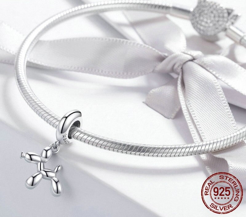 925 Sterling Silver Dog Charms - TEA LU SHOP