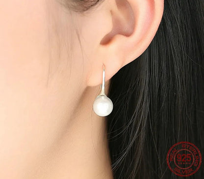 925 Sterling Silver Elegant Drop Earrings - TEA LU SHOP
