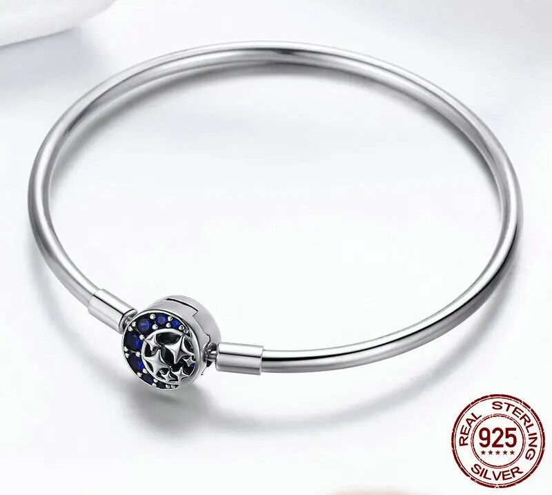 Sterling Silver Moon Bracelet