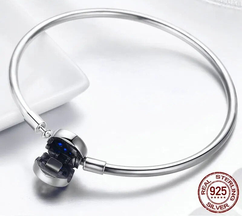 Sterling Silver Moon Bracelet