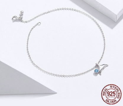 925 Sterling Silver Fish Bracelet - TEA LU SHOP