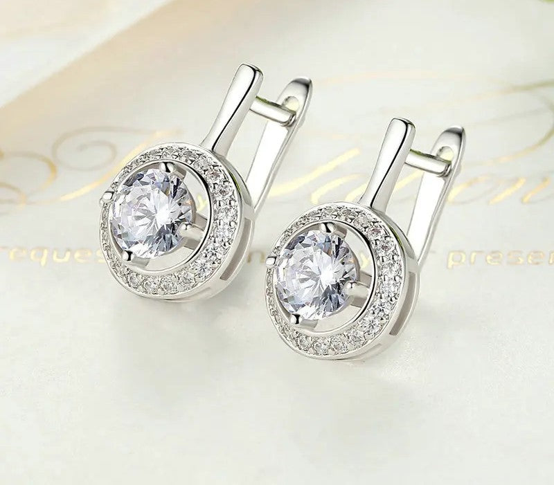 925 Sterling Silver Dangle Earrings - TEA LU SHOP